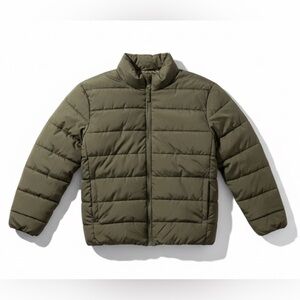 Children place Olive Green &Black Puffer Jacket’s $25 for both Jacket’s